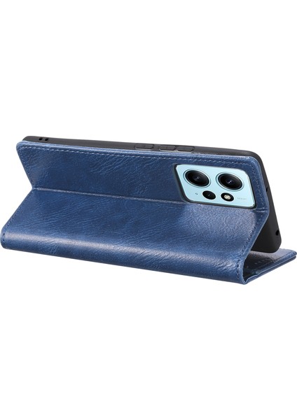 Xiaomi Için Redmi Note 12 4g Toz Geçirmez Rfıd Engelleme Stand Kapağı Cüzdan Deri Telefon Kılıf Mavisi (Yurt Dışından) fırsatları