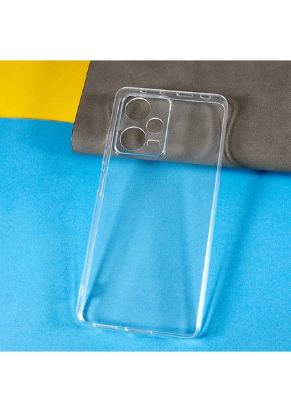 Xiaomi Redmi Için Note 12 Pro+ 5g Şeffaf Yumuşak Tpu Akıllı Telefon Kılıfı 1.5mm Kalınlık Telefon Kapağı (Yurt Dışından)