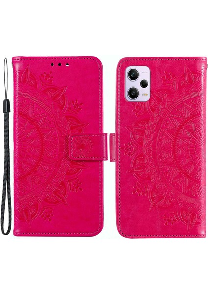 Mandala Çiçek Xiaomi Için Pu Deri Kılıf (Yurt Dışından)