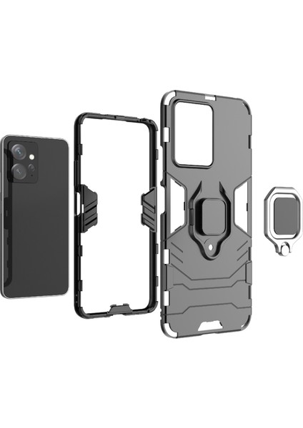 Xiaomi Redmi Için Not 12 4g Tpu+Pc Telefon Kapak Yüzük Tutucu Kickstand Telefon Kılıfı (Yurt Dışından) indirimleri