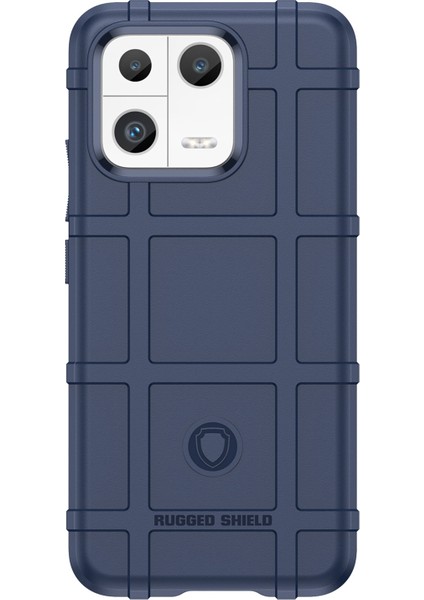 Xiaomi Için Koruyucu Kabuk 13 Engebeli Kare Doku Doku Çarpışmasına Dayanıklı Tpu Kapak Telefon Kılıfı-Mavi (Yurt Dışından) fiyatları