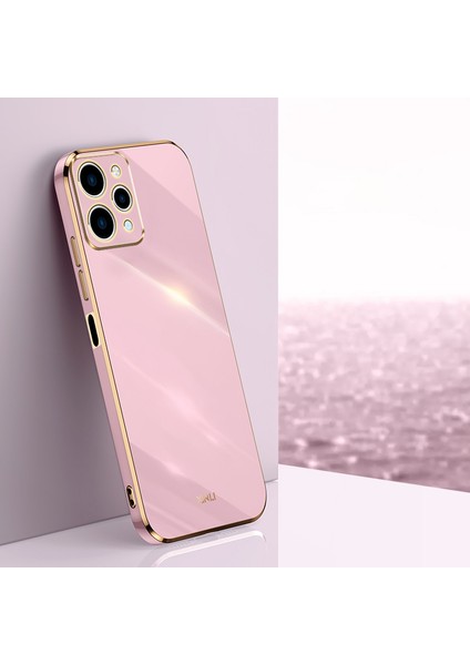 Xiaomi Redmi Için 12 4g Elektrapılaşma Kenar Telefon Kapağı Yumuşak Tpu Koruyucu Telefon Kılıfı-Mor (Yurt Dışından) fiyatları