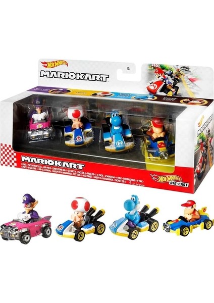 Mario Kart Aracı 4'lü Paket GWB36