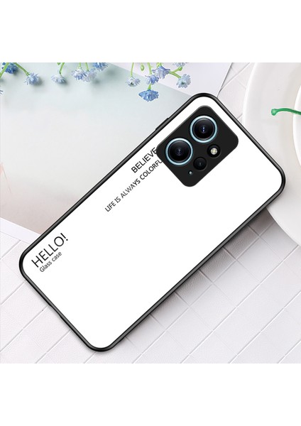 Xiaomi Için Redmi Note 12 4g Telefon Kılıfı Temperli Cam+Pc+Tpu Gradyan Cep Telefonu Kapak-Beyaz (Yurt Dışından) indirimleri