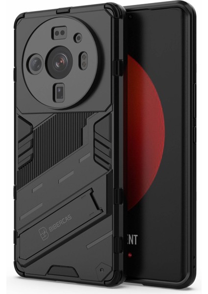 Xiaomi 12S Ultra 5g Için Şok Emilim Damla Geçirmez Tpu+Pc Kapak Kickstand Anti-Clatch Cep Telefonu Kılıf (Yurt Dışından)