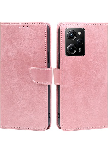 Xiaomi Poco X5 Pro 5g/redmi Note 12 Pro Hız 5g/redmi Note 12 Pro 5g Telefon Kılıfı Deri Cüzdan Telefon Stand Kapak Golü Altın (Yurt Dışından)