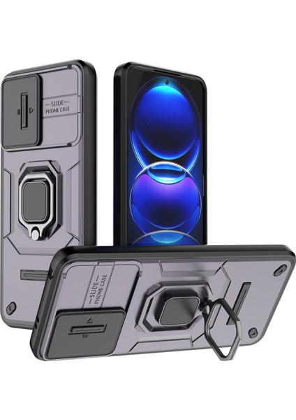 Xiaomi Poco X5 5g/redmı Için Telefon Kılıfı Not 12 5g (Çin)/(Hindistan)/(Global), Pc+Tpu Kickstand Kapak (Yurt Dışından)