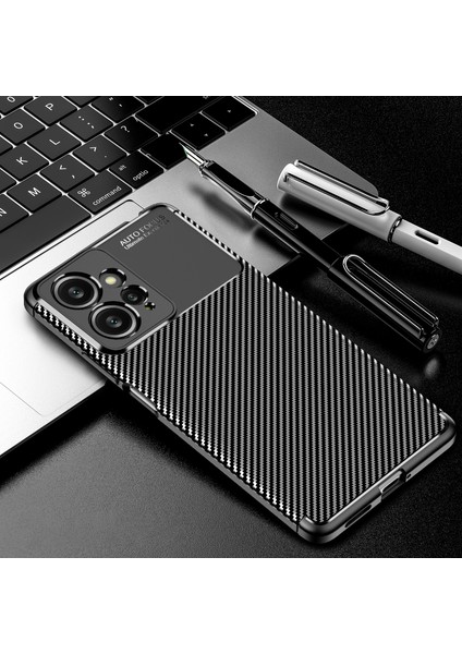 Xiaomi Için Redmi Note 12 4g Telefon Tpu Kasası Karbon Fiber Doku Dikdirim Anti Koruyucu Telefon Kapağı (Yurt Dışından) fiyatları