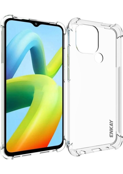 Xiaomi Için Redmi A1+ 4g/a2+ 4g/poco C50 4g Kalınlaştırılmış Köşeler Şok Geçirmez Kapak, Kayma Önleyici Şeridi Kenarındaki Net Tpu Telefon Kasası (Yurt Dışından)