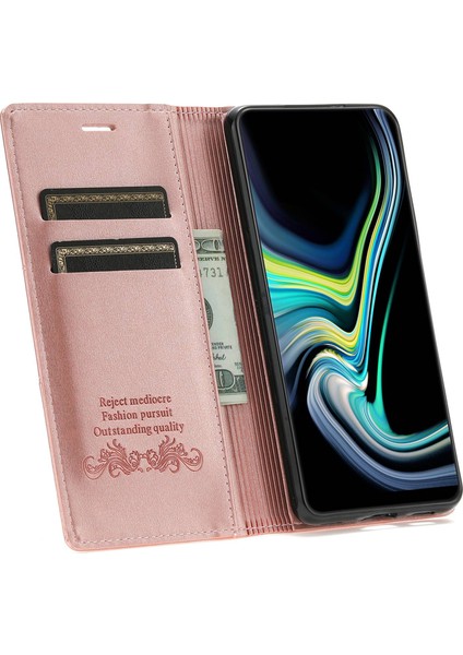 Xiaomi 13 Pro 5g Pu Deri Manyetik Otomatik Absorbed Telefon Kılıfı Tam Koruma Iç Tpu Kapak Stand Cüzdanı-Gül Altın (Yurt Dışından) fiyatları