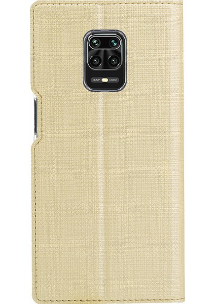 Dmx Çapraz Doku Deri Deri Flip Kapak Xiaomi Redmi Not 9s/not 9 Pro/not 9 Pro Max-Gold (Yurt Dışından) fırsatları