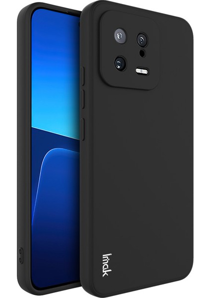 Xiaomi 13 5g Düz Kenar Tpu Kasası Konut Kesim Kayık Koruma Kaynak Kapalı Kapak-Siyah (Yurt Dışından)