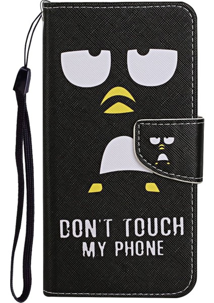 Desen Baskı Stand Cüzdan Deri Kılıfı Xiaomi Redmi Note 9/redmi 10X 4g-Penguin (Yurt Dışından)