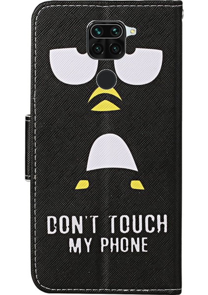 Desen Baskı Stand Cüzdan Deri Kılıfı Xiaomi Redmi Note 9/redmi 10X 4g-Penguin (Yurt Dışından)