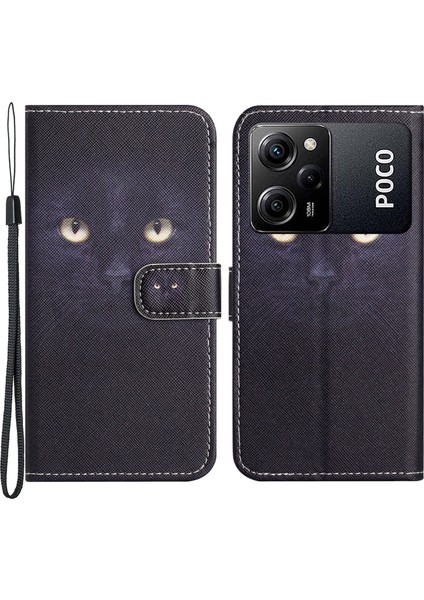 Xiaomi Için Poco X5 Pro 5g/redmi Note 12 Pro Speed ​​5g Pu Cüzdan Telefon Kılıfı 3D Desen Baskı Anti-Damla Stand Kapağı (Yurt Dışından)