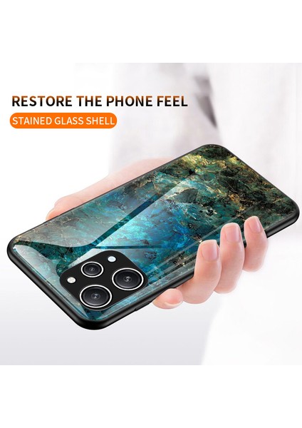 Xiaomi Redmi Için 12 4g Şok Geçirmez Hibrit Kılıf Temsilli Cam+ Pc+ Tpu Mermer Desen Telefon Kapağı-Kan Kırmızı Mermer (Yurt Dışından) fiyatları