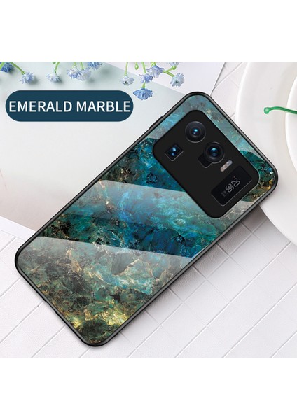Anti-Çizik Iyi Korunmuş Mıyrılmış Desen Tasarımı Xiaomi Mi 11 Ultra Emerald Mermer Için Temperli Cam Cep Telefonu Kapağı (Yurt Dışından) fiyatları