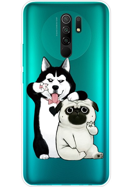 Xiaomi Redmi 9-Dog Için Desen Baskı Yumuşak Tpu Cep Telefon Kılıfı (Yurt Dışından)