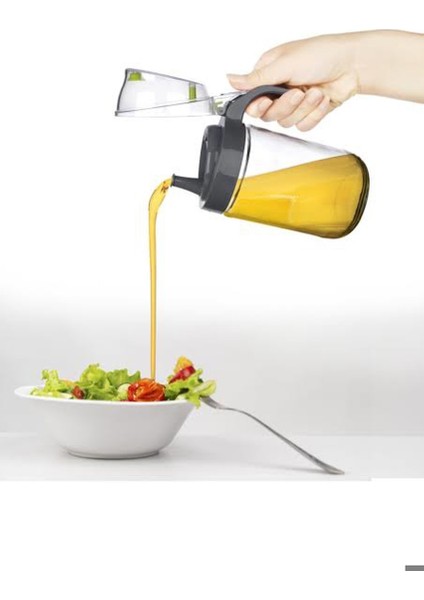 Damlatmaz Kapaklı Oilcon Cam Yağlık 660ML