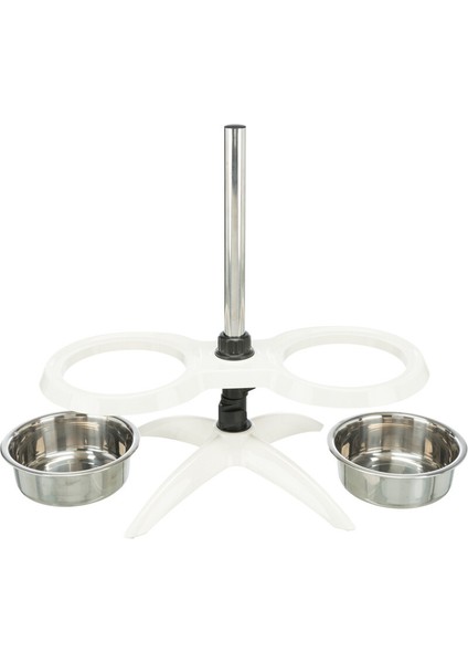 Köpek Ayaklı Mama ve Su Kabı Melamin Paslanmaz Çelik 2 x 2,4 lt 21 cm modelleri