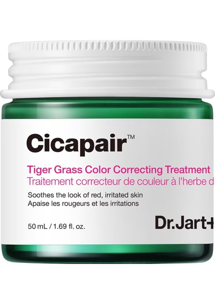 Dr.Jart+ Cicapair Tiger Grass Color Correcting Treatment - Cilt Tonu Eşitleyici Bakım 50 Ml