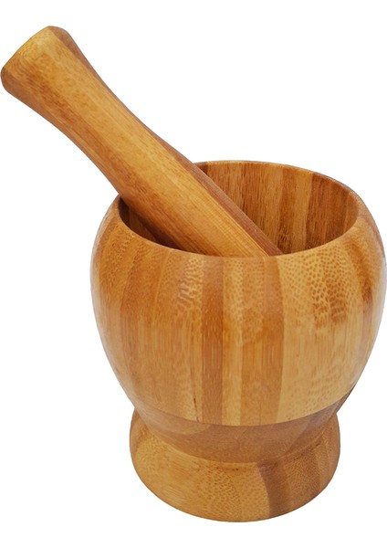 Bambu Büyük Havan Sarımsak Dövecek (4202)