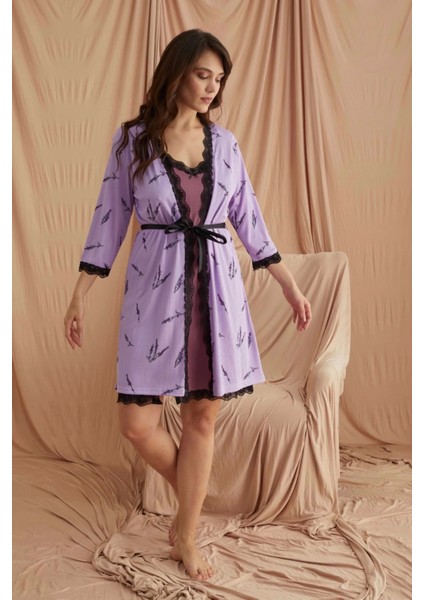 Kadın Kaşkorse Sabahlıklı Tunik