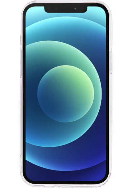 iPhone12/12 Pro 6.1 Inç Kılıf Sparkle Epoksi Tpu+Akrilik Telefon Kapağı Magsafe-Pink ile Uyumlu (Yurt Dışından)