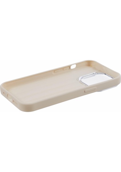iPhone14 Pro Cep Telefonu Kılıfı Anti-Çizgi Sıvı Sıvı Silikon Kapak-Antique Beyaz (Yurt Dışından)
