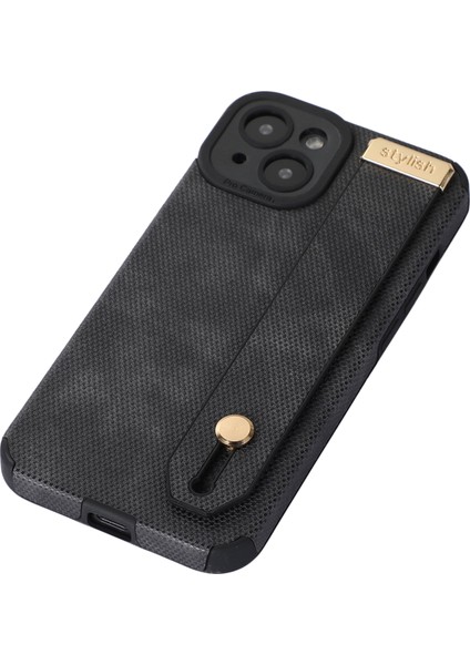 iPhone13 Case Bilekliği Için Morandi Stil Tpu+Pu Deri Anti-Drop Telefon Kapak Black (Yurt Dışından) fiyatları