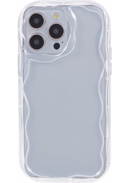 iPhone14 Pro Koruyucu Kapak Dalga Tasarımı Esnek Tpu Anti-Drop Mobil Case Casparent (Yurt Dışından) modelleri