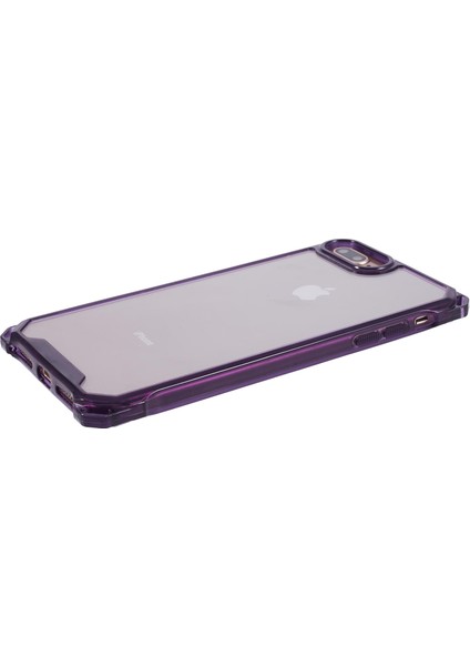 iPhone7 Plus/8 Plus/6 Plus/6s Plus Plus Case Four Corner Drop Anti-Drop Telefon Kapak Tespit Edici Mor (Yurt Dışından)