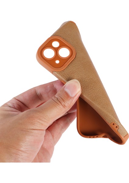 iPhone13 Case Anti-Cratch Pu Deri+Tpu Telefon Geri Kapak Black (Yurt Dışından) modelleri