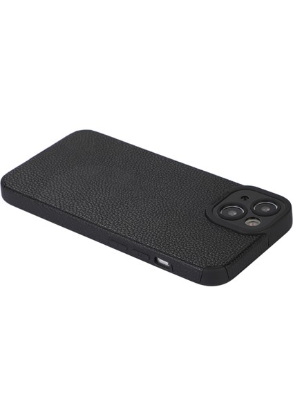 iPhone13 Case Anti-Cratch Pu Deri+Tpu Telefon Geri Kapak Black (Yurt Dışından) fırsatları