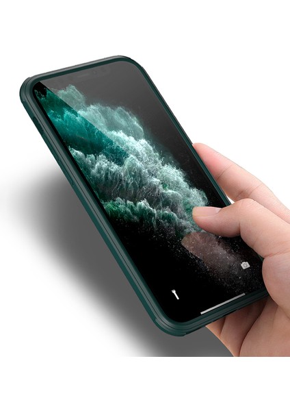 iPhoneXs Max 360 Derecelik Çift Taraflı Koruma Kasası Temperli Cam+Silikon Çerçeve Telefon Kapak-Kırmızı (Yurt Dışından)