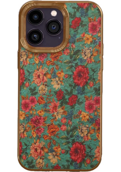 iPhone13 Pro Max Pu Deri Kaplamalı Tpu+Pc Telefon Kapak Mavisi (Yurt Dışından)