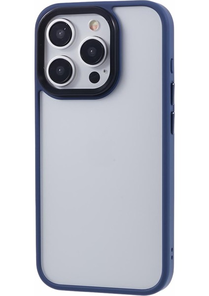 Fulexin Tpu+Akrilik Kabuğu iPhone15 Pro Damla Dayanıklı Telefon Kılıfı Cilt Touch Geri Kapak Sapfire (Yurt Dışından)