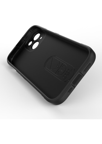 iPhone15 Yumuşak Tpu Cep Telefon Kılıfı Önleyici Damla Öngörülü Telefon Geri Kapak Black (Yurt Dışından)