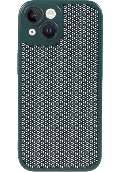iPhone13 Isı Dispidasyon Telefon Kılıfı Için Sert Pc Şok Geçirmez Kapak Lens Film Yeşili (Yurt Dışından)