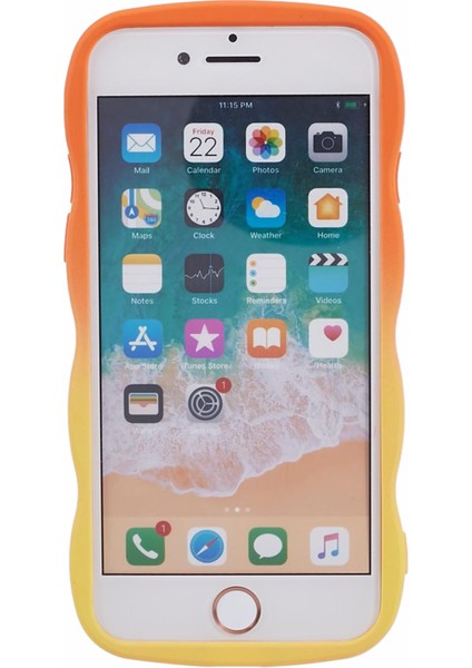 iPhone7/8 Için Jtw Serisi (Tpu Case Wavy Edge Çift Renkli Telefon Geri Kapak-Yorum+Sarı (Yurt Dışından) fiyatları