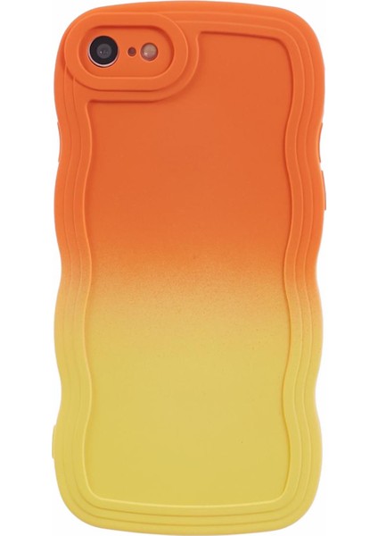 iPhone7/8 Için Jtw Serisi (Tpu Case Wavy Edge Çift Renkli Telefon Geri Kapak-Yorum+Sarı (Yurt Dışından) modelleri