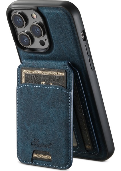 iPhone12/12 Pro Phone Case Kickstand Manyetik Çıkarılabilir Kapak Mavisi Için (Yurt Dışından)
