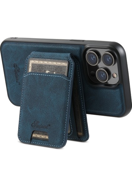 iPhone12/12 Pro Phone Case Kickstand Manyetik Çıkarılabilir Kapak Mavisi Için (Yurt Dışından)
