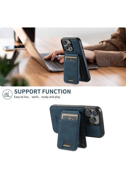 iPhone12/12 Pro Phone Case Kickstand Manyetik Çıkarılabilir Kapak Mavisi Için (Yurt Dışından)
