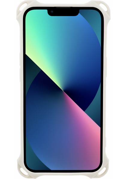 Kart Yuvalı (Hassas Kesim) ile iPhone13 Case Anti-Drop Tpu Telefon Kapağı Için Hrx Serisi-Beyaz (Yurt Dışından)