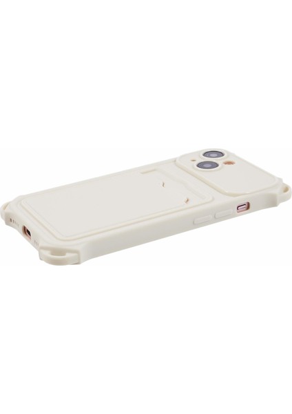Kart Yuvalı (Hassas Kesim) ile iPhone13 Case Anti-Drop Tpu Telefon Kapağı Için Hrx Serisi-Beyaz (Yurt Dışından)