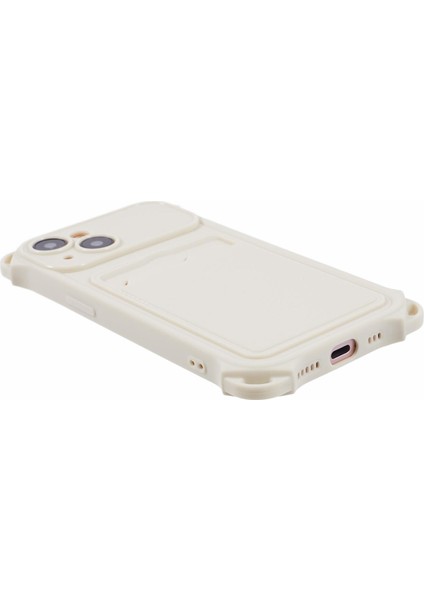 Kart Yuvalı (Hassas Kesim) ile iPhone13 Case Anti-Drop Tpu Telefon Kapağı Için Hrx Serisi-Beyaz (Yurt Dışından)