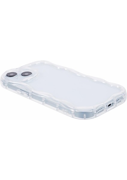 iPhone13 Dalga Tasarımı Için Yumuşak Tpu Mobil Kasa Önleme Önleyici Koruyucu Kapak-Şeffaf (Yurt Dışından) fırsatları