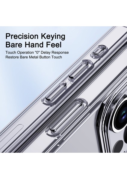 iPhone15 Pc+Tpu Için Crystal Clear Telefon Kılıfı Dört Köşe Damla Geçirmez Cep Telefonu Kapağı (Yurt Dışından) fiyatları