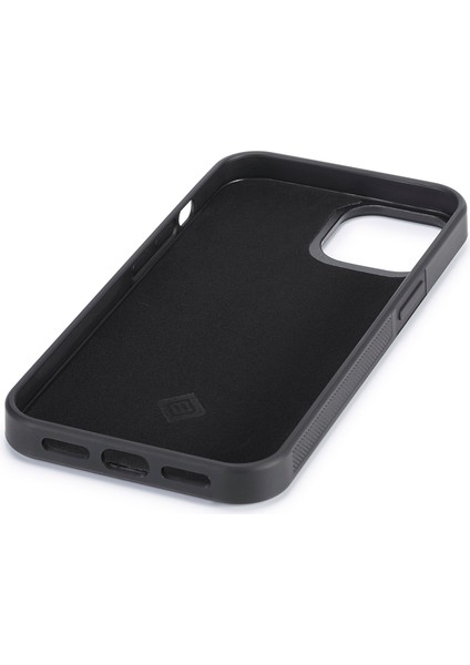 iPhone12 Mini Pu Deri Kaplamalı Tpu+Eva Telefon Kılıfı Şok Emilim Karbon Fiber Doku Kapağı (Yurt Dışından)